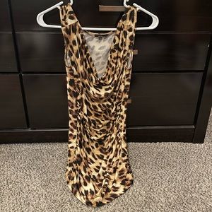 Womens leopard print tank. Size small, stretchy material.